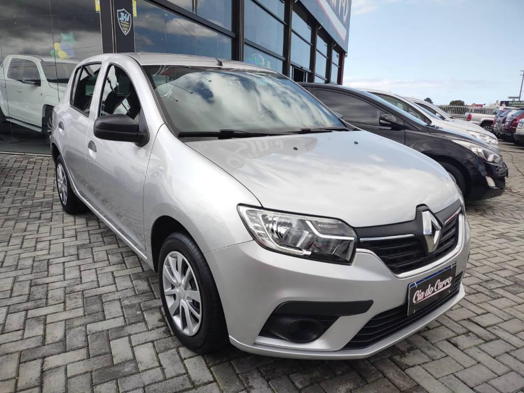 Renault Sandero LIFE 1.0 2021 Cia do Carro Braço do Norte SC