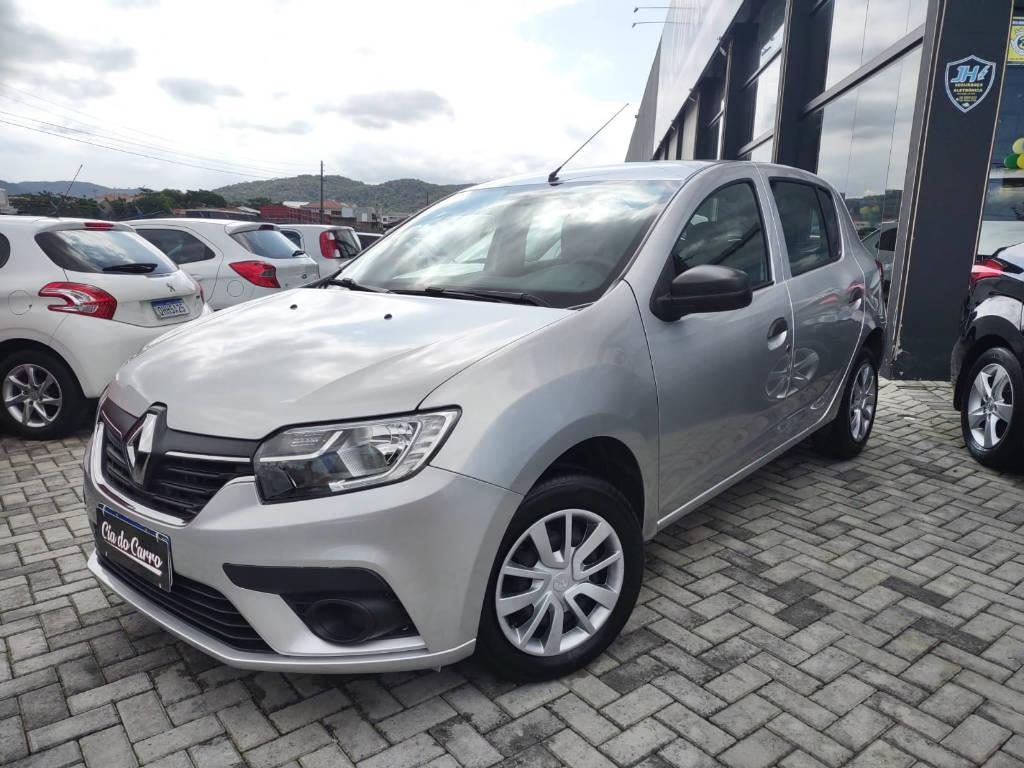 Renault Sandero LIFE 1.0 2021 Cia do Carro Braço do Norte SC